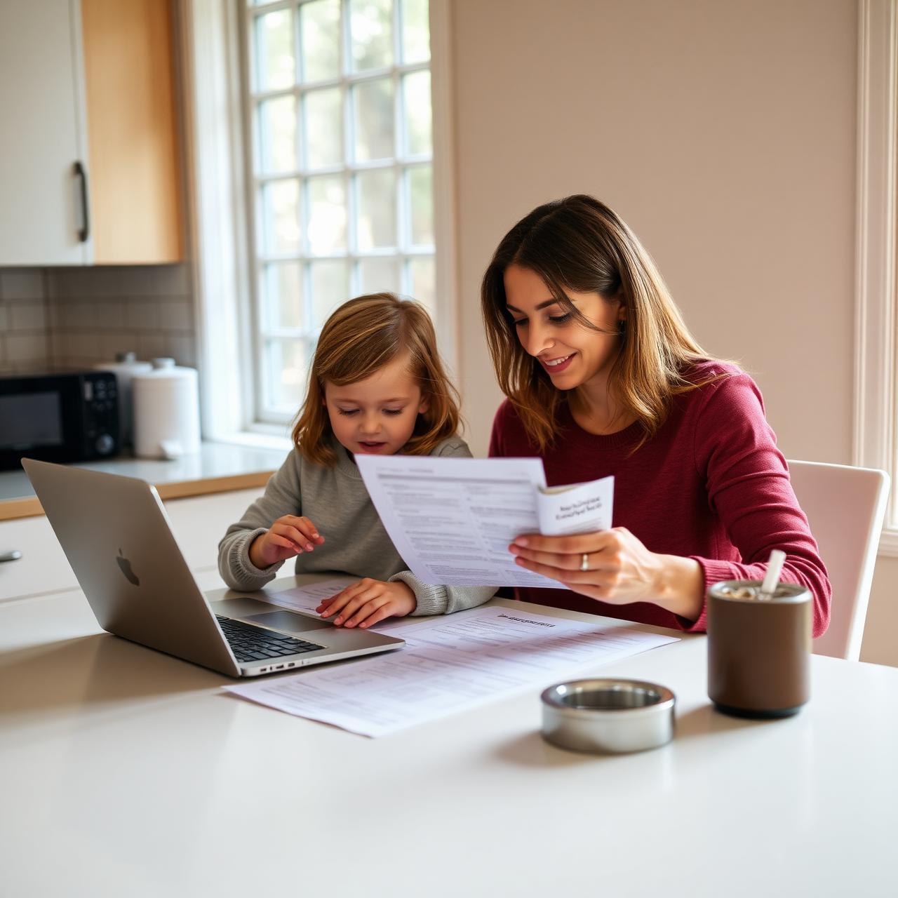 Parent and child planning together